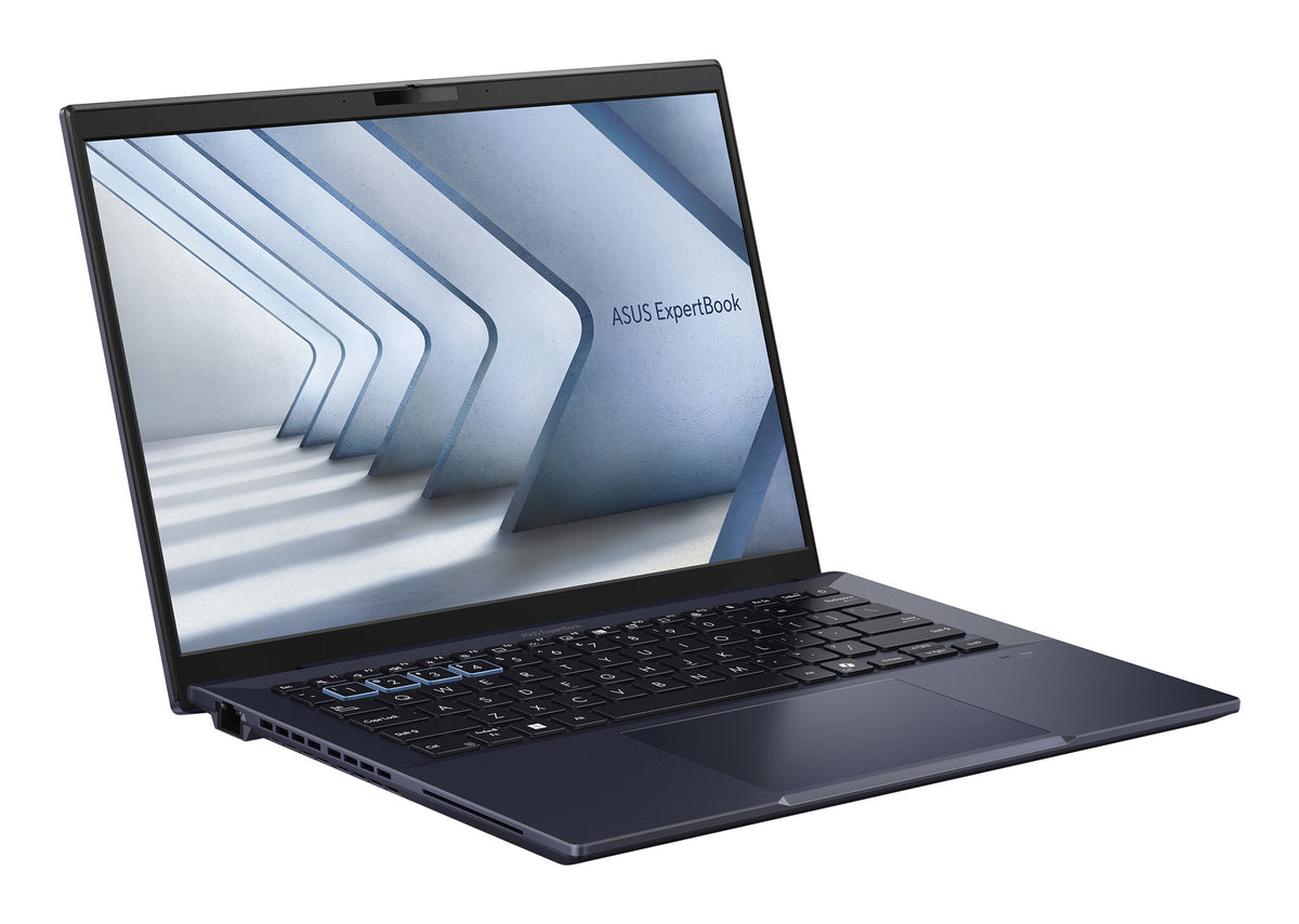 ASUS ExpertBook B5 Laptop - 35.6 cm (14") - Intel Core Ultra 7 155U - 16 GB DDR5-SDRAM - 512 GB SSD - Wi-Fi 6E - Windows 11 Pro - Black