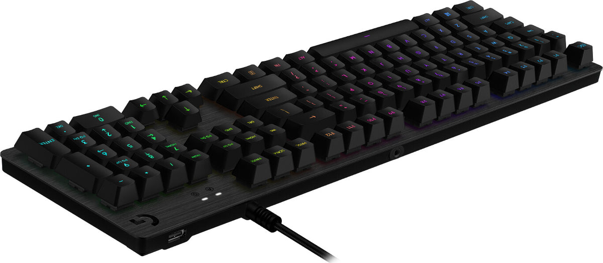 Logitech G - G513 CARBON LIGHTSYNC RGB - USB Wired RGB Mechanical Gaming Keyboard in Carbon (QWERTY UK)