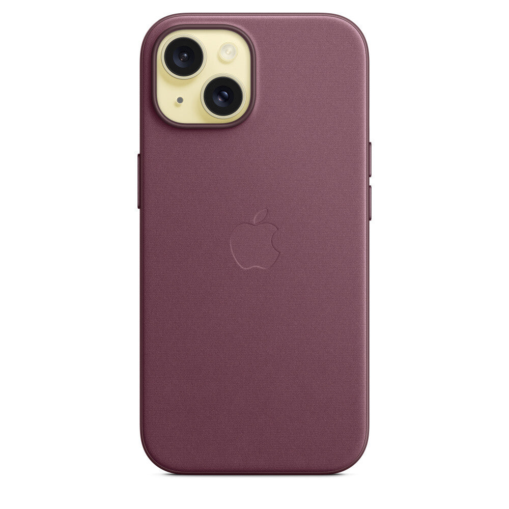 Apple MT3E3ZM/A - FineWoven Case with MagSafe for iPhone 15 in Mulberry