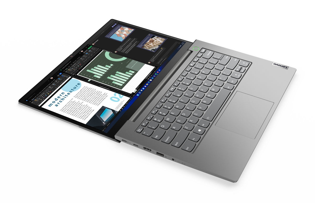 Lenovo ThinkBook 14 G4 IAP Laptop - 35.6 cm (14") - Intel® Core™ i7-1255U - 16 GB DDR4-SDRAM - 512 GB SSD - Wi-Fi 6 - Windows 11 Pro - Grey
