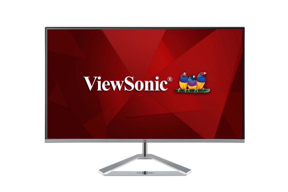 Viewsonic VX Series VX2476-SMH LED display 60.5 cm (23.8&quot;) 1920 x 1080 pixels Full HD Black, Silver Monitor