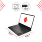 HP OMEN Gaming Laptop - 40.9 cm (16.1") - AMD Ryzen™ 7 7840HS - 16 GB DDR5-SDRAM - 1 TB SSD - NVIDIA GeForce RTX 4060 - Wi-Fi 6E - Windows 11 Home - Black