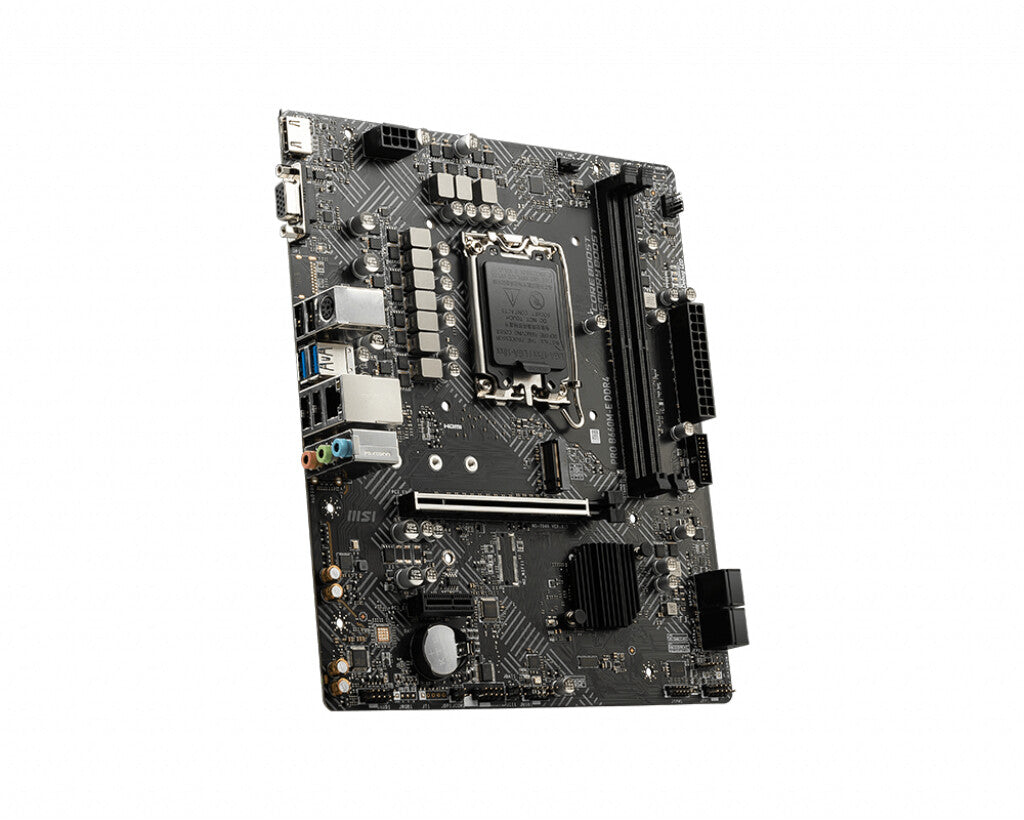 MSI MB PRO B660M-E DDR4 micro ATX motherboard - Intel B660 LGA 1700
