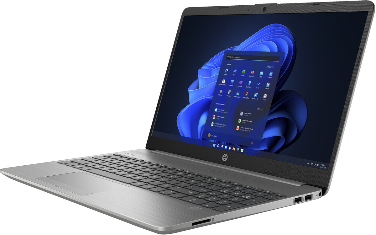 HP 250 G9 Laptop - 39.6 cm (15.6") - Intel® Core™ i7-1255U - 16 GB DDR4-SDRAM - 512 GB SSD Wi-Fi 6 - Windows 11 Pro - Silver