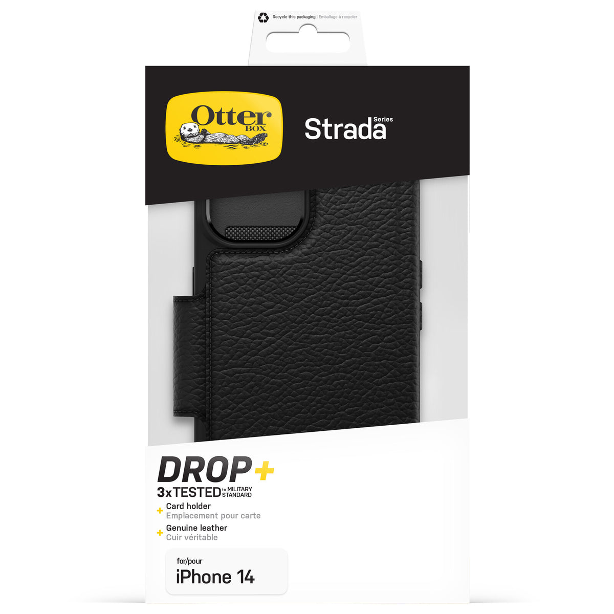 OtterBox Strada Case for iPhone 14 in Black