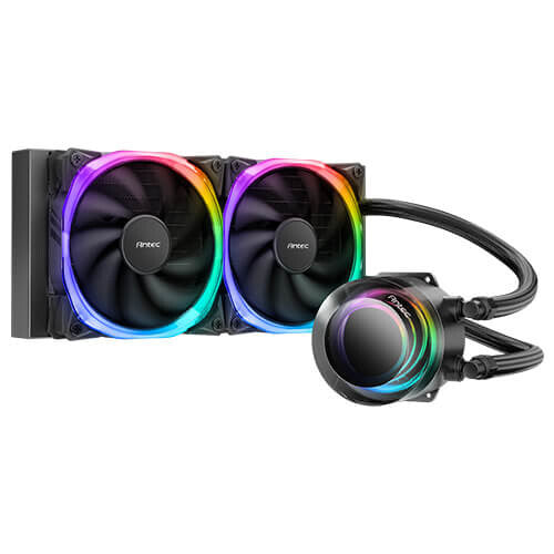 Antec VORTEX 240 ARGB - All-in-one Liquid Processor Cooler in Black - 240mm