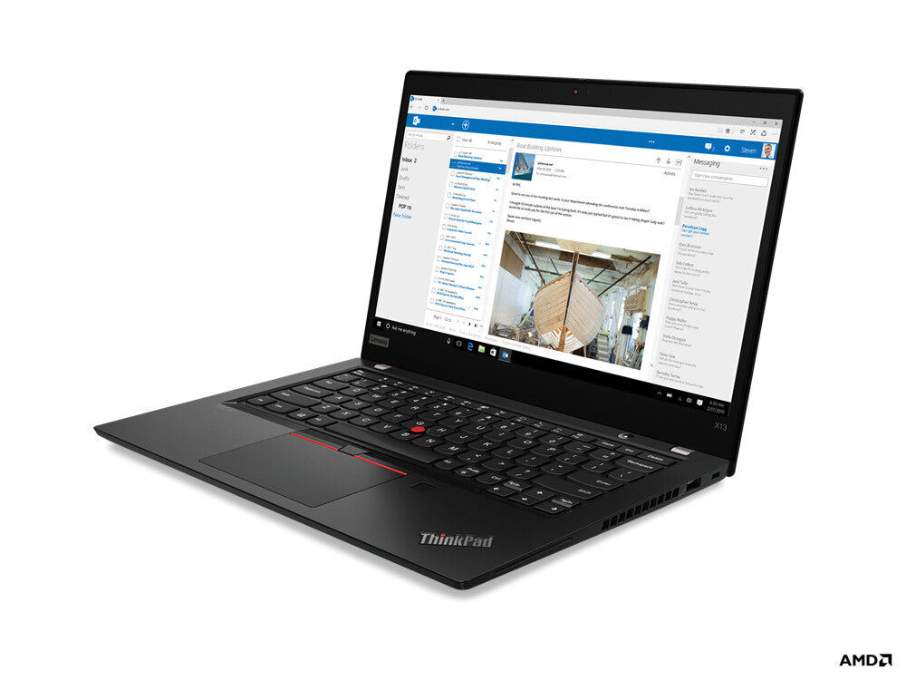 Lenovo ThinkPad X13 - Laptop 33.8 cm (13.3") - AMD Ryzen™ 3 PRO 4450U - 8 GB DDR4-SDRAM - 256 GB SSD - Windows 11 Pro - Black