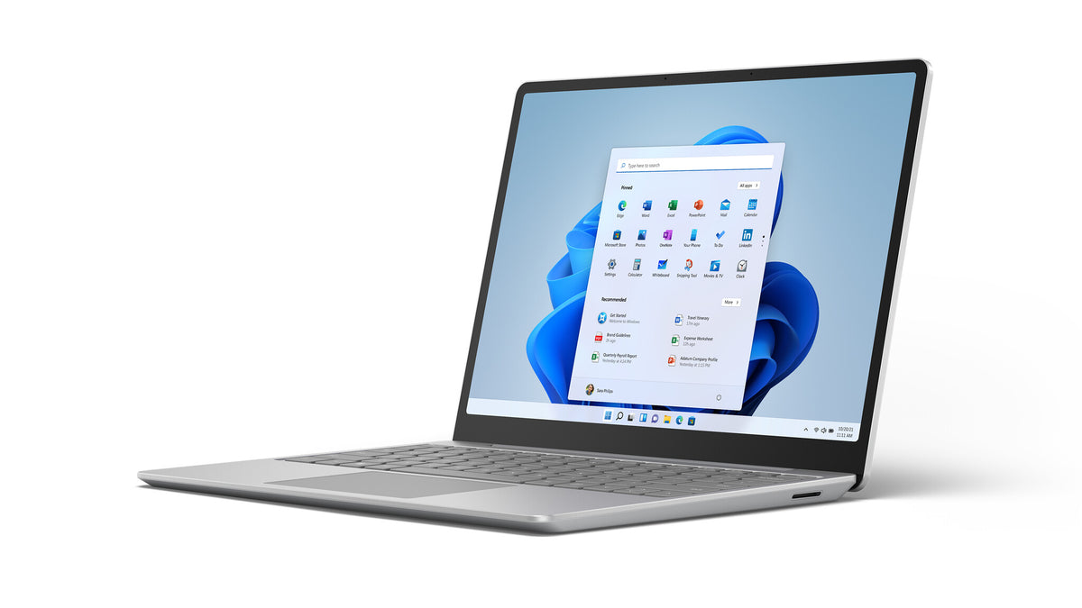Microsoft Surface Laptop Go 2 - 31.5 cm (12.4&quot;) - Touchscreen - Intel® Core™ i5-1135G7 - 16 GB LPDDR4x-SDRAM - 256 GB SSD - Wi-Fi 6 -  Windows 11 Pro - Platinum