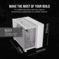 Corsair iCUE LINK 2500X RGB - Micro ATX Mid Tower Case in White