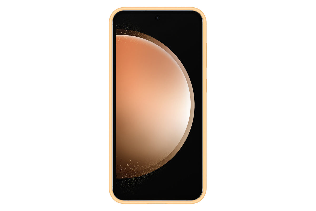 Samsung Silicone Case for Galaxy S23 FE in Apricot