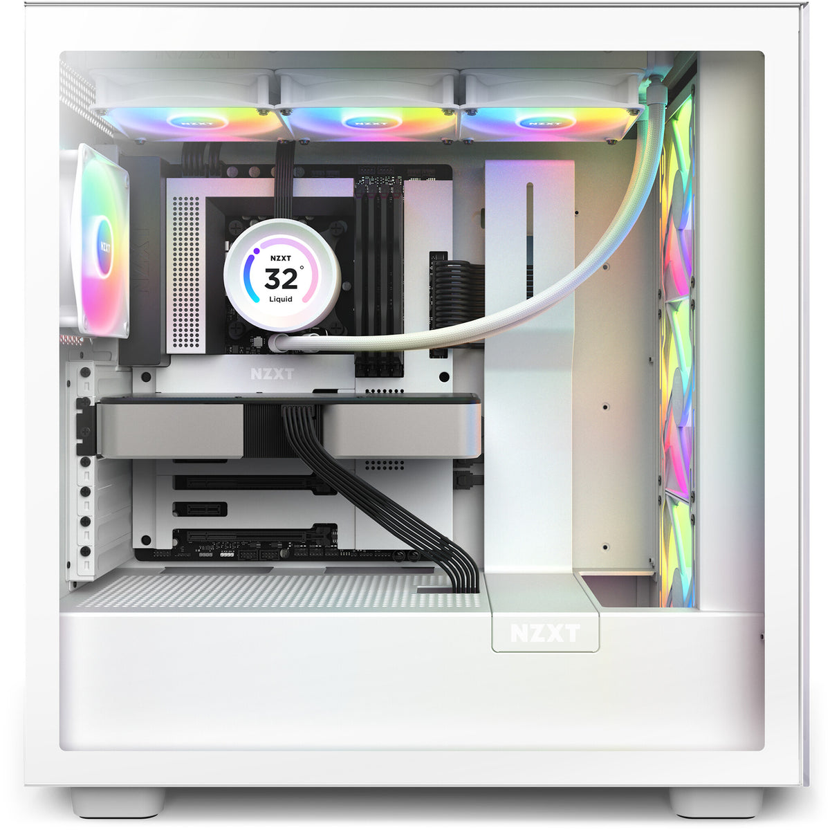 NZXT Kraken Elite 360 RGB - All-in-one Liquid Processor Cooler in White - 360mm