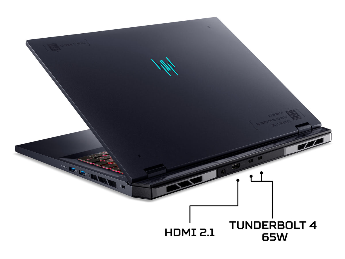 Acer Predator Helios Neo 18 - 45.7 cm (18&quot;) - Intel® Core™ i7-14700HX - 16 GB DDR5-SDRAM - 1 TB SSD - NVIDIA GeForce RTX 4070 - Wi-Fi 6E - Windows 11 Pro - Black