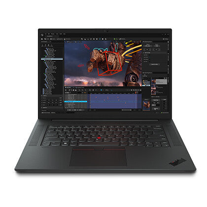 Lenovo ThinkPad P1 Laptop - 40.6 cm (16") - Intel® Core™ i7-13800H - 32 GB DDR5-SDRAM - 1 TB SSD - NVIDIA GeForce RTX 4080 - Wi-Fi 6E - Windows 11 Pro - Black