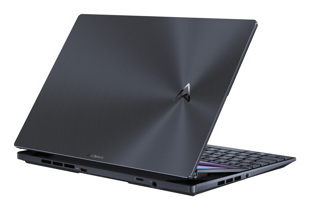 ASUS Zenbook Pro 14 Duo OLED Laptop - 36.8 cm (14.5") - Touchscreen - Intel® Core™ i9-12900H - 32 GB LPDDR5-SDRAM - 1 TB SSD - NVIDIA GeForce RTX 3050 Ti - Wi-Fi 6E - Windows 11 Home - Black