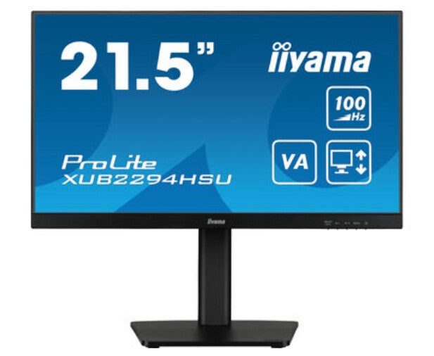 iiyama ProLite XUB2294HSU-B6 - 54.6 cm (21.5") - 1920 x 1080 pixels FHD LCD Monitor