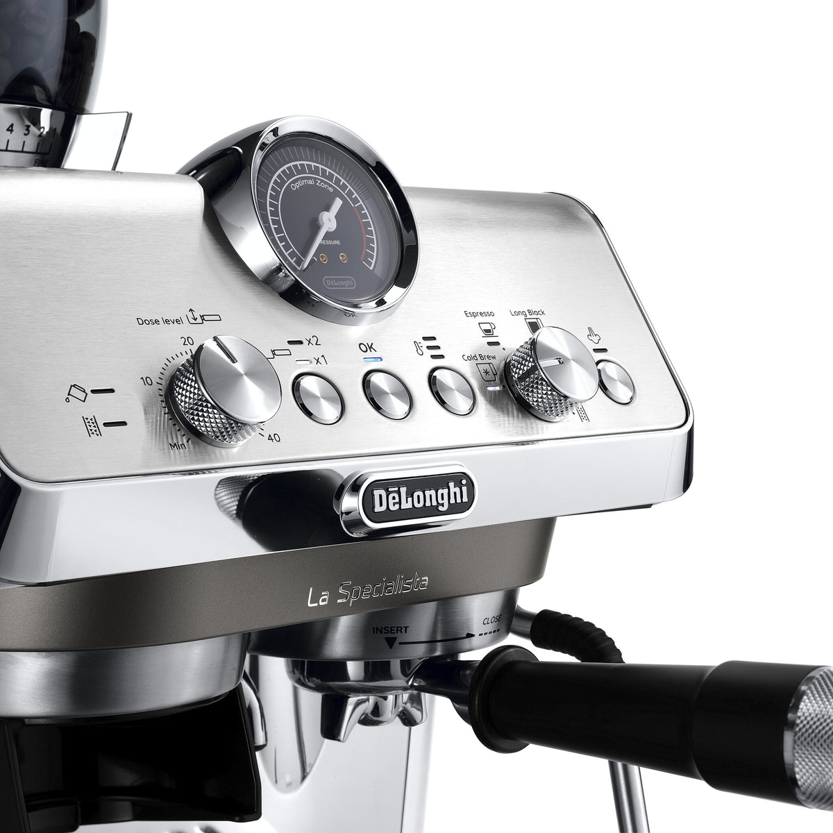 De’Longhi La Specialista Arte Evo - Manual Coffee Machine in Silver
