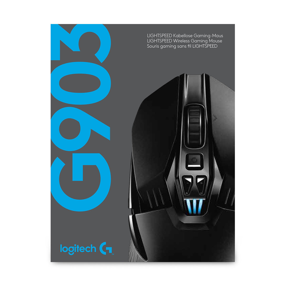 Logitech G - G903 LIGHTSPEED Gaming Mouse in Black - 25,600 DPI