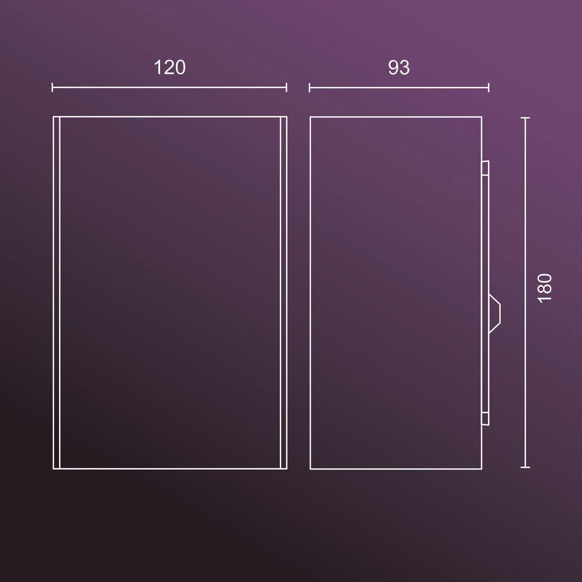 Philips Hue Resonate WCA Wall Light in Black - White and colour ambience (Pack of 2)