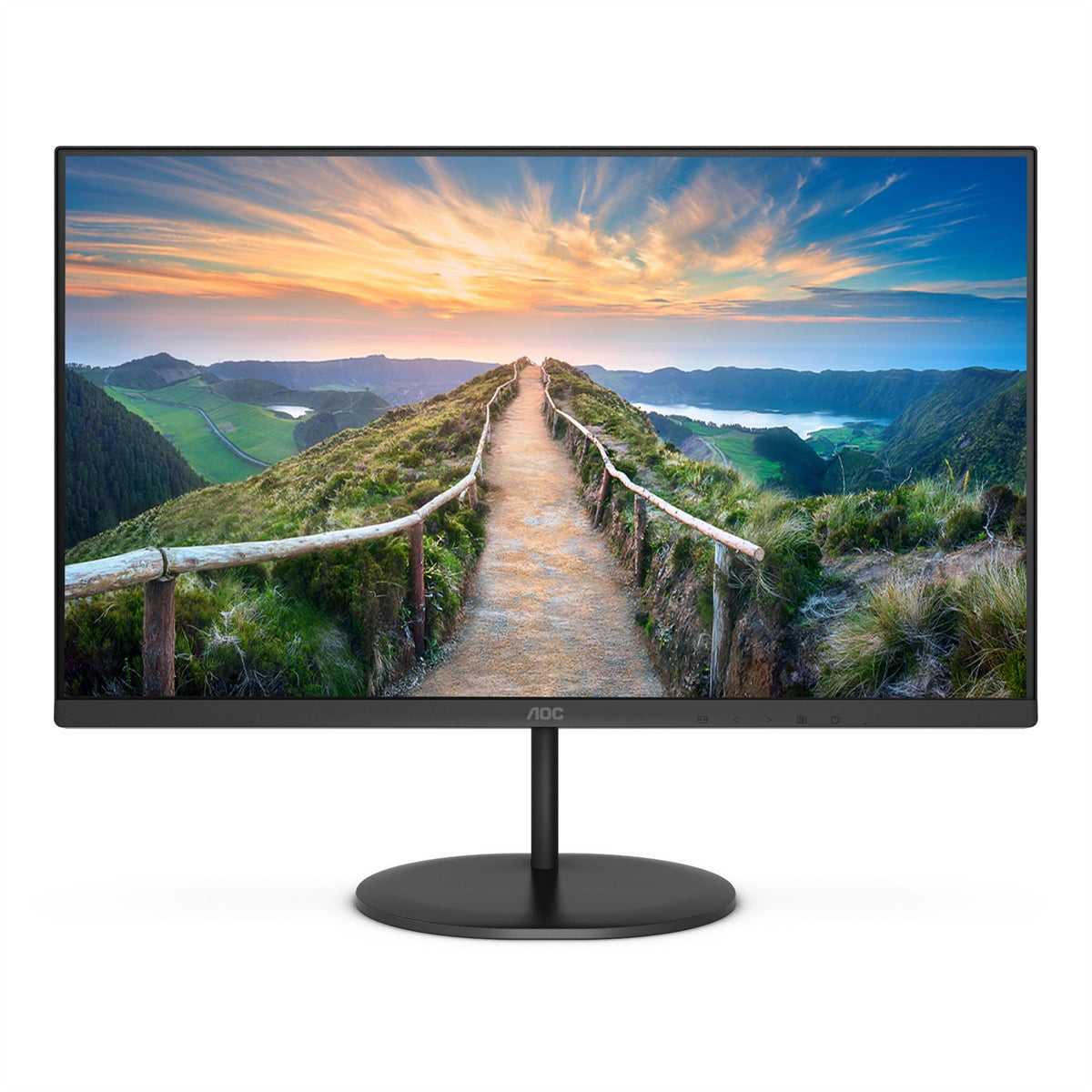AOC V4 U27V4EA Computer Monitor 68.6 cm (27") 3840 x 2160 pixels 4K Ultra HD LED Black