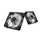 ASUS TUF Gaming TR120 ARGB Reverse - Computer Case Fan in Black - 120mm (Pack of 3)