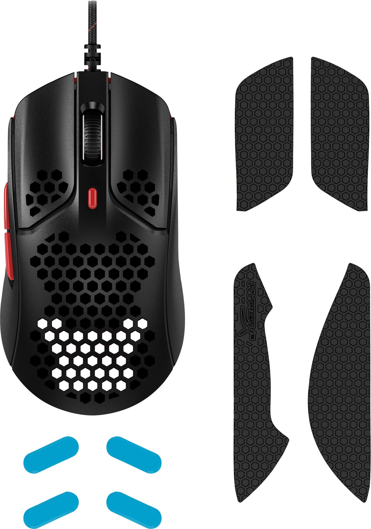 HyperX Pulsefire Haste - USB Type-A Gaming Mouse in Black / Red - 16,000 DPI