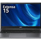 Acer Extensa 15 Laptop - 39.6 cm (15.6") - AMD Ryzen™ 3 7320U - 8 GB DDR4-SDRAM - 256 GB SSD - Wi-Fi 6 - Windows 11 Home - Black