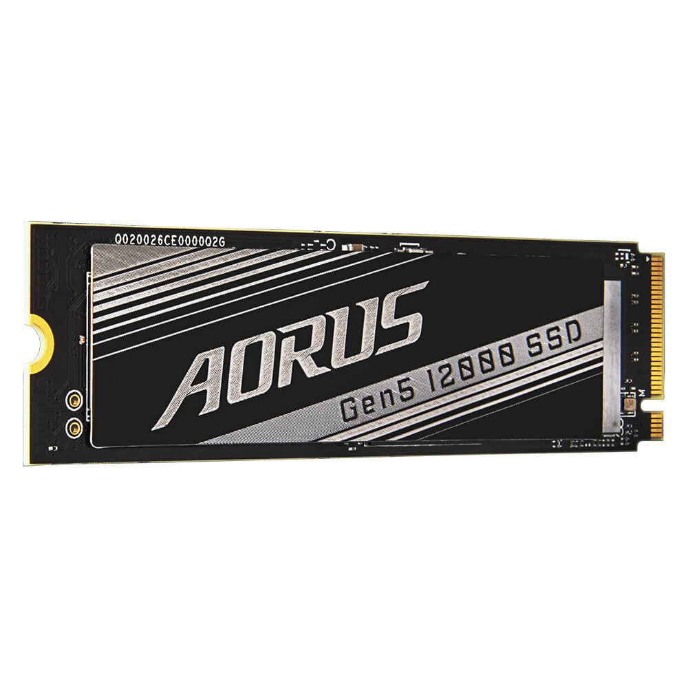 Gigabyte AORUS Gen5 12000 - PCI Express 5.0 3D TLC NAND NVMe M.2 SSD - 1 TB