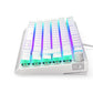 ENDORFY Thock 75% - USB Wired + RF Wireless RGB Mechanical Keyboard in White (QWERTZ German)