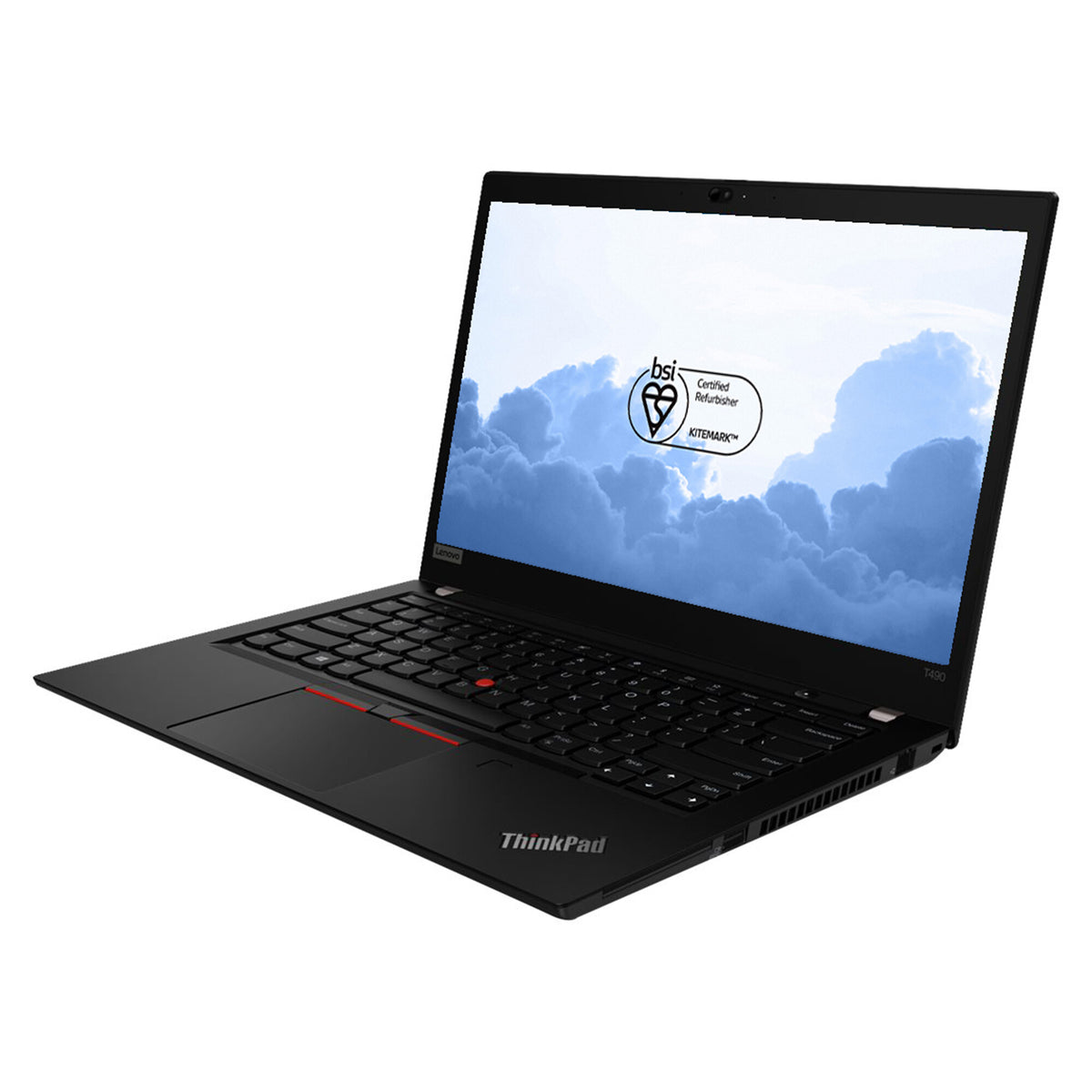Lenovo ThinkPad T490 Laptop - 35.6 cm (14") - Intel® Core™ i5-8265U - 8 GB DDR4-SDRAM - 256 GB SSD - Wi-Fi 5 - Windows 11 Pro - Black - Refurbished