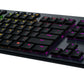 Logitech G - G915 LIGHTSPEED - RF Wireless + Bluetooth RGB Mechanical Gaming Keyboard in Black (QWERTY UK)