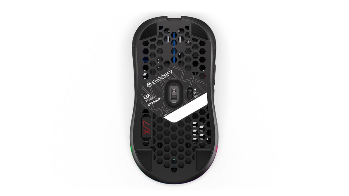 ENDORFY LIX - USB Type-C Wired + RF Wireless Optical Mouse in Black - 16,000 DPI