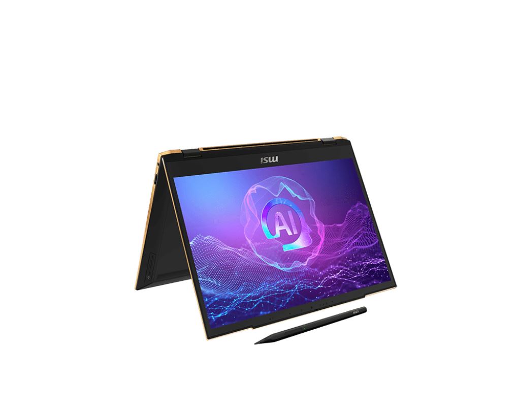 MSI SUMMIT 13 AI EVO Hybrid (2-in-1) - 33.8 cm (13.3") - Touchscreen - Intel Core Ultra 7 255H - 32 GB LPDDR5-SDRAM - 1 TB SSD - Wi-Fi 7 - Windows 11 Home - Black