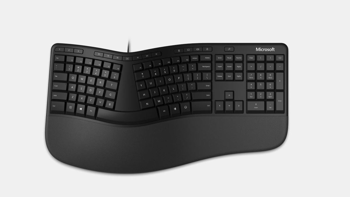 Microsoft Ergonomic keyboard USB QWERTY Black