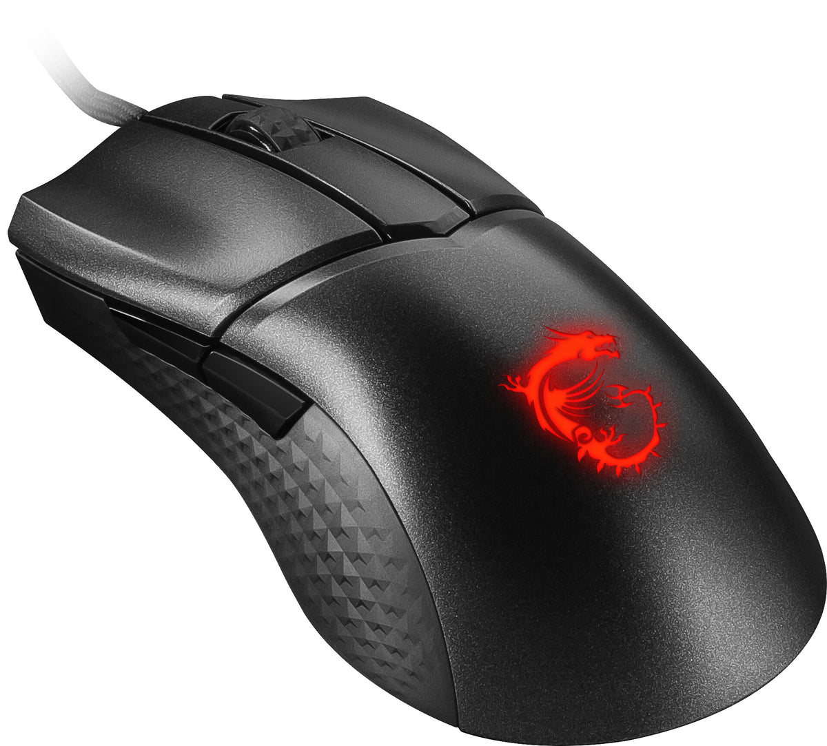 MSI CLUTCH GM31 LIGHTWEIGHT - USB Type-A Optical mouse in Black - 12,000 DPI