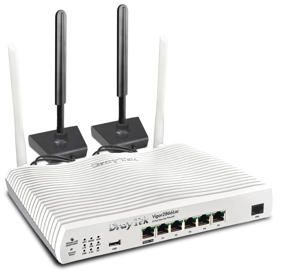 DrayTek Vigor 2866Lac wireless router Gigabit Ethernet Dual-band (2.4 GHz / 5 GHz) 4G White