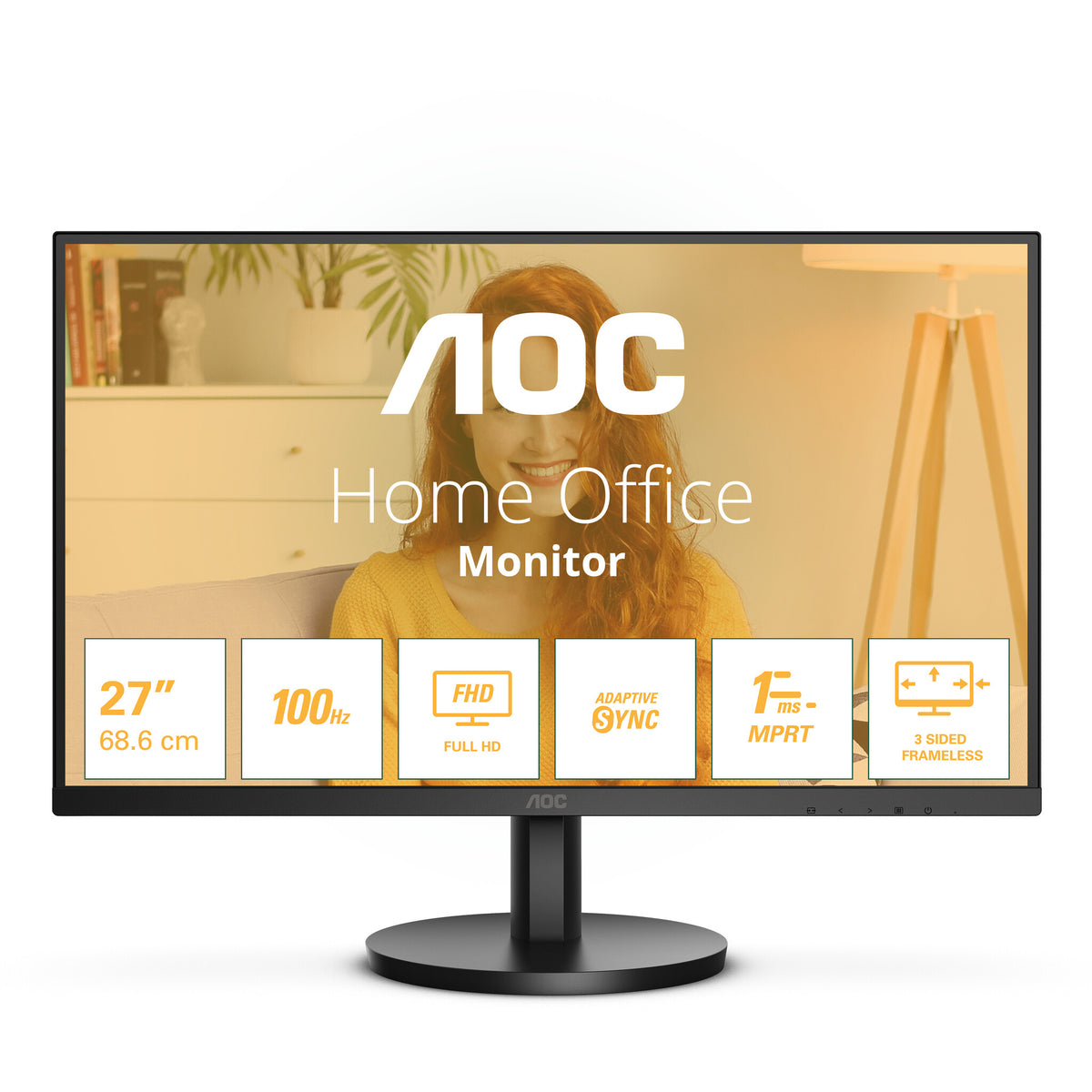AOC B3 27B3HMA2 - 68.6 cm (27") - 1920 x 1080 pixels Full HD LCD Monitor
