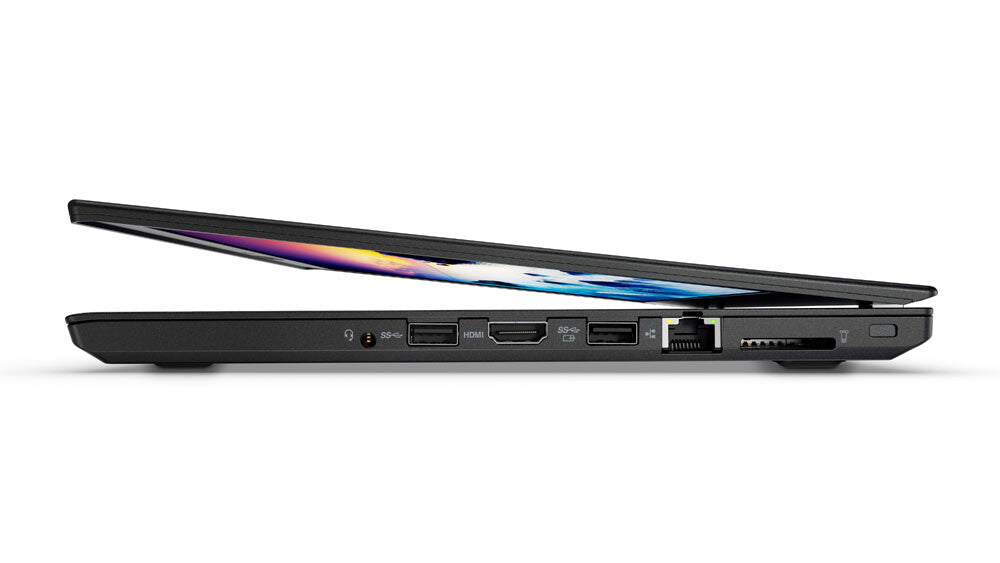 ThinkPad Lenovo T470 Laptop - 35.6 cm (14") - Intel® Core™ i5-6200U - 8 GB DDR4-SDRAM - 256 GB SSD - Wi-Fi 5 - Windows 10 Pro - Black - Refurbished