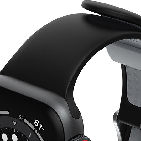 OtterBox Silicone Band for Apple Watch in Black / Grey