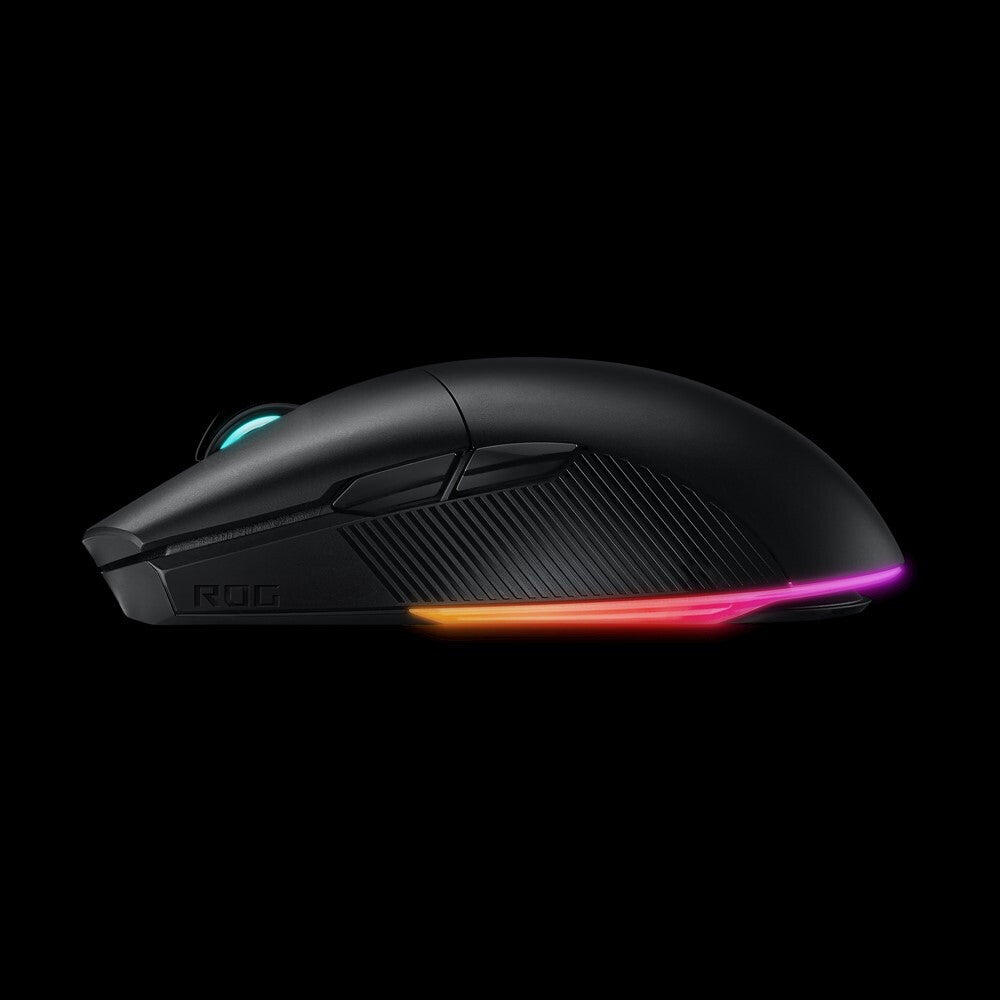 ASUS ROG Pugio II - Ambidextrous RF Wireless + Bluetooth + USB Type-A Optical Mouse - 16,000 DPI