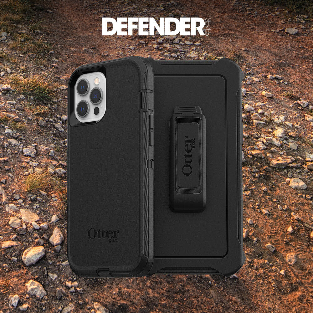 OtterBox Defender Series for iPhone 12 / 12 Pro in Black