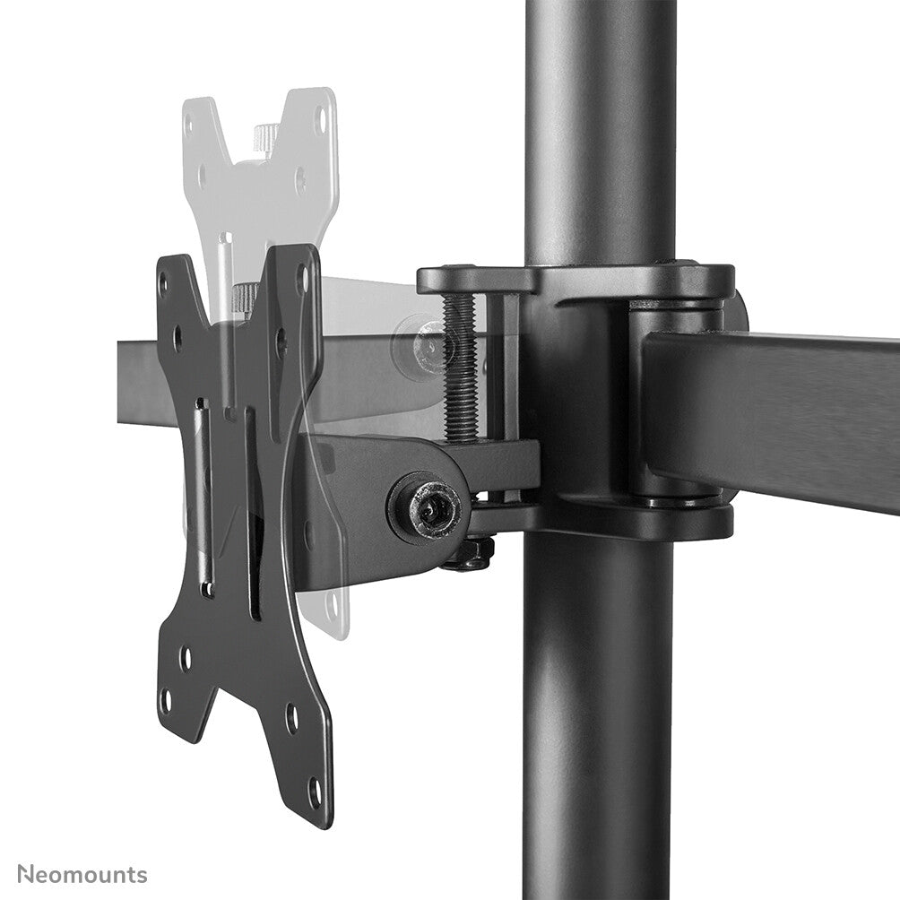 Neomounts FPMA-D550DD3BLACK - Desk monitor desk stand for 33 cm (13") to 68.6 cm (27")