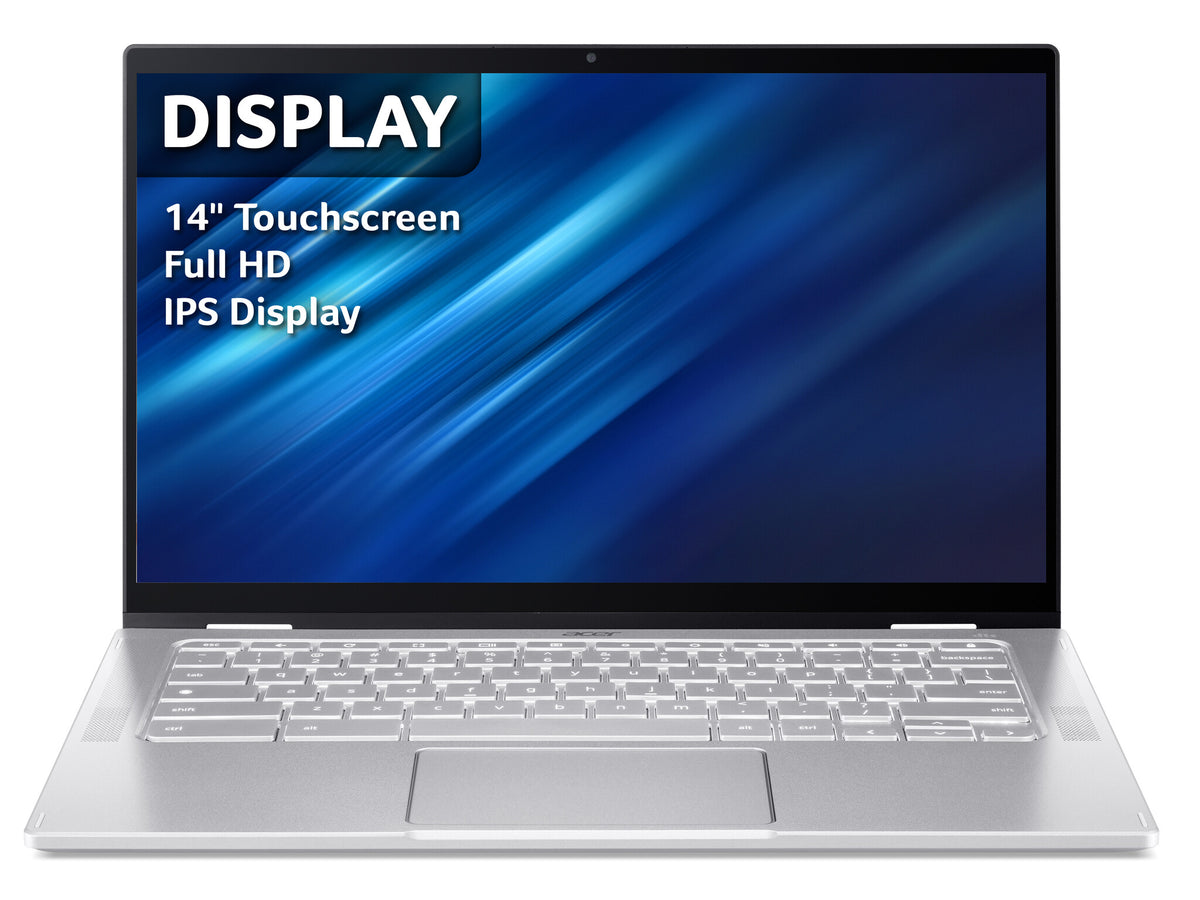 Acer Chromebook Spin 514 - 35.6 cm (14") - Touchscreen - Intel® Core™ i3-1110G4 - 8 GB LPDDR4x-SDRAM - 128 GB SSD - Wi-Fi 6 - ChromeOS - Silver