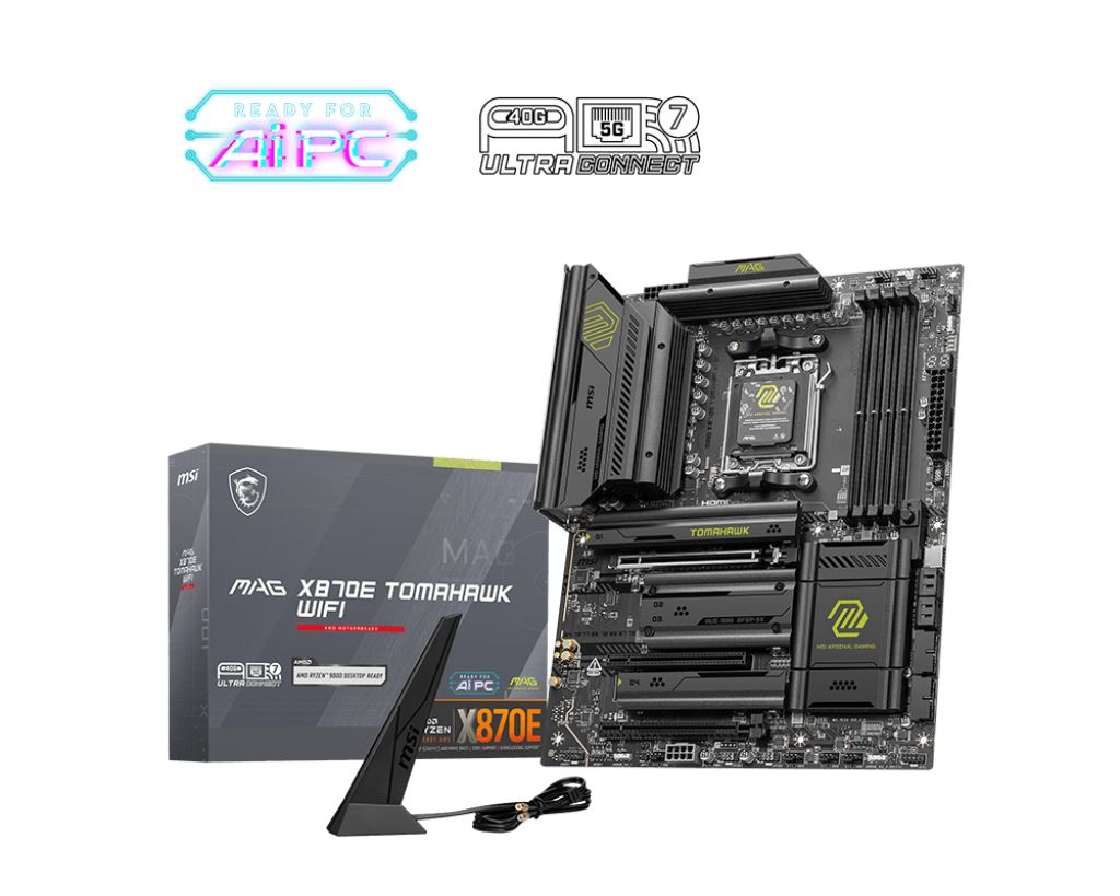 MSI MAG X870E TOMAHAWK WIFI ATX motherboard - AMD X870E Socket AM5