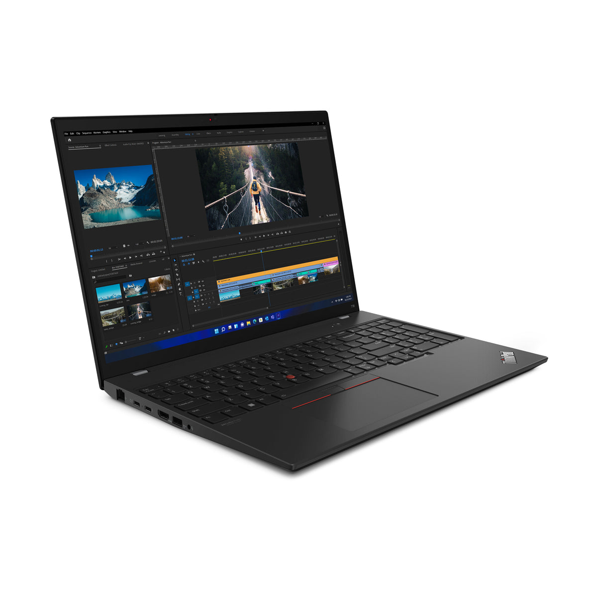 Lenovo ThinkPad T16 Gen 1 Laptop - 40.6 cm (16") - Intel® Core™ i5-1235U - 8 GB DDR4-SDRAM - 256 GB SSD - Wi-Fi 6E - Windows 11 Pro - Black