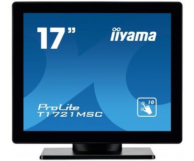 iiyama ProLite T1721MSC-B1 Computer Monitor 43.2 cm (17&quot;) 1280 x 1024 pixels SXGA LED Touchscreen Tabletop Black