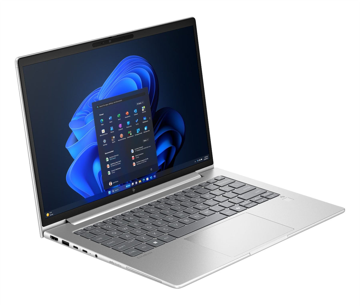 HP EliteBook 6 G1a Next Gen AI PC Wolf Pro Security Edition Copilot+ PC AMD Ryzen™ AI 5 340 Laptop 35.6 cm (14") Touchscreen WUXGA 16 GB DDR5-SDRAM 512 GB SSD Wi-Fi 7 (802.11be) Windows 11 Pro Silver
