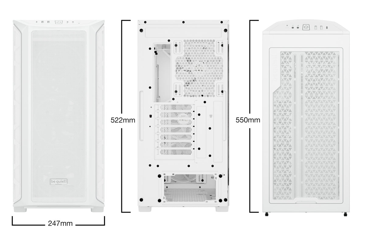be quiet! Shadow Base 800 FX - ATX Mid Tower Case in White