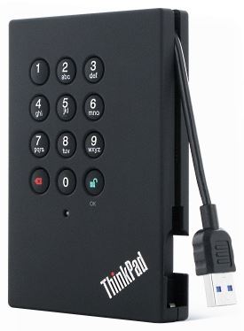 Lenovo ThinkPad USB 3.0 1TB External HDD 1000 GB Black