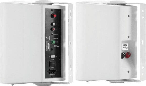 Vision SP-1900P Active Bluetooth speaker in White (Pack of 2)