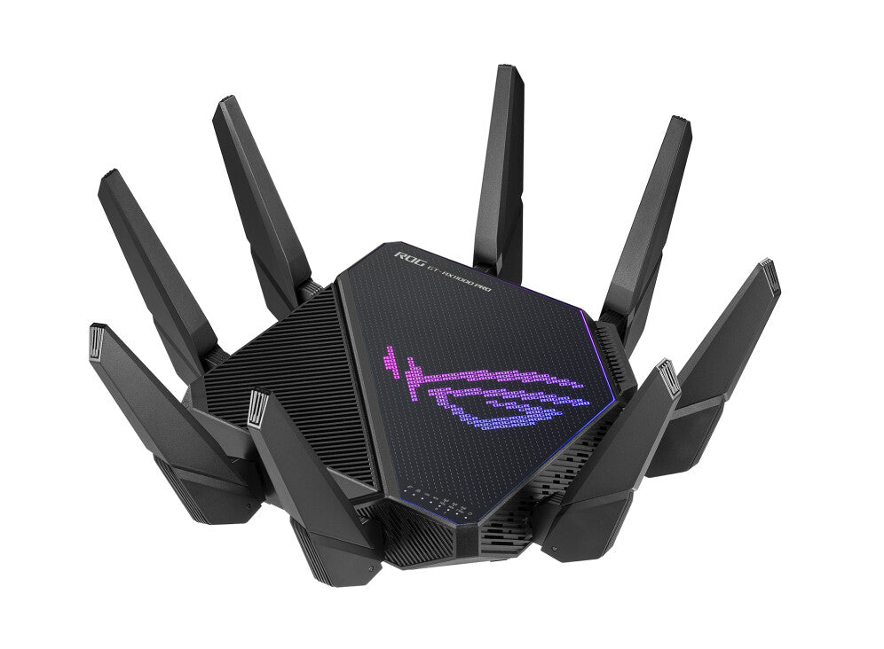 ASUS ROG Rapture GT-AX11000 Pro - Gigabit Ethernet Tri-band (2.4 GHz / 5 GHz / 5 GHz) wireless router in Black